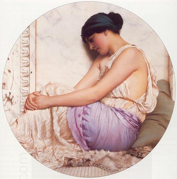John William Godward A Grecian Girl oil painting picture